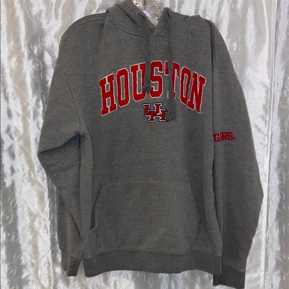 NCAA University of Houston U of H Cougars Hoodie Men’s Size Large 🔥 YB7